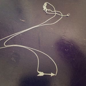 Roberto Coin 18kt White Gold Arrow Pendant